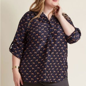 Modcloth Falling in Puppy Love Tunic in Dogs